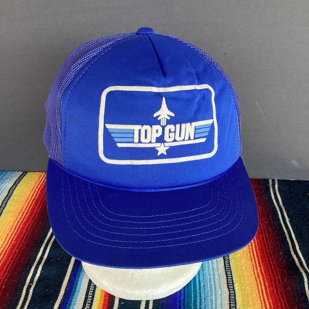 Vintage Top Gun SnapBack Trucker Hat by YoungAn